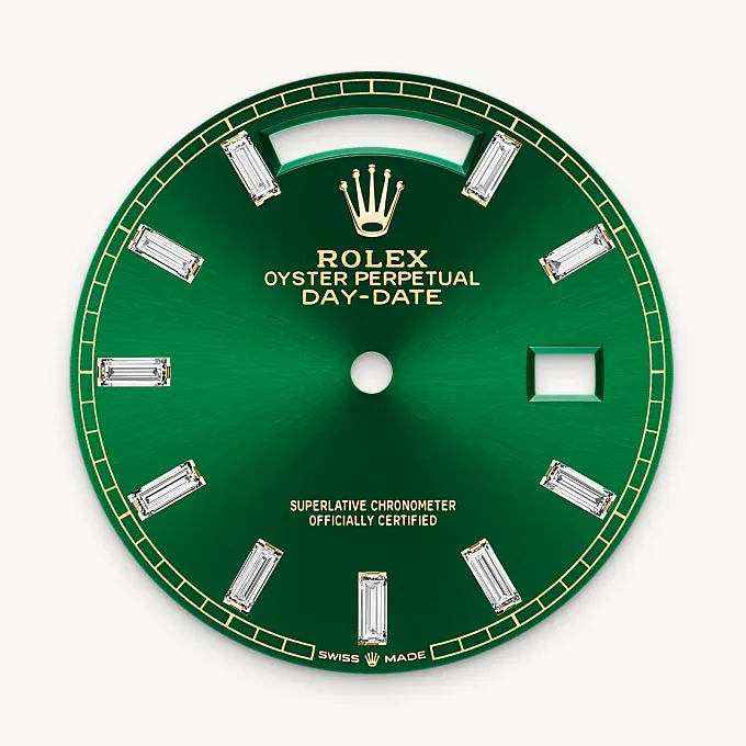 Bright green dial