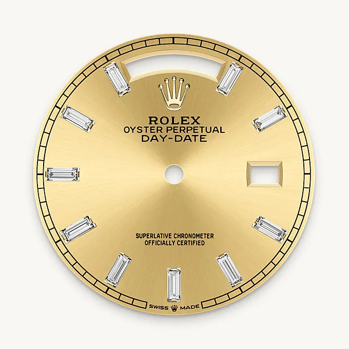 Champagne-colour dial