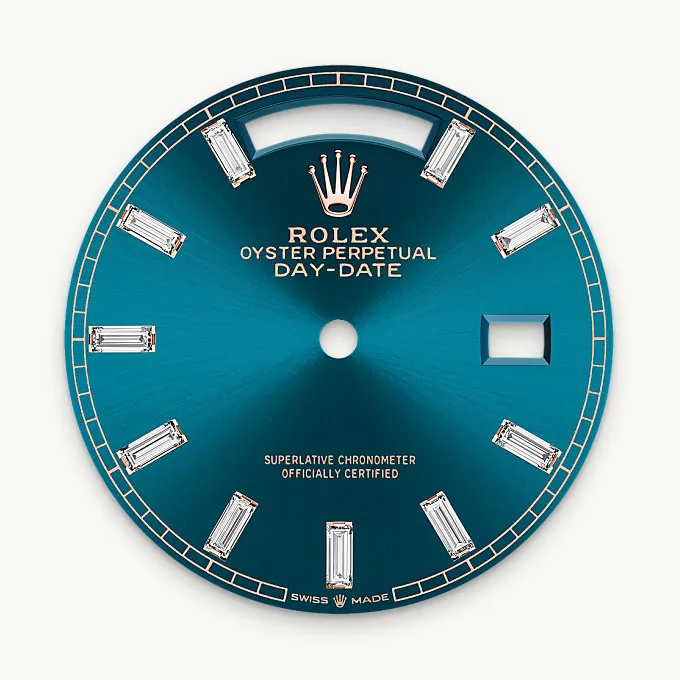 Blue-green dial