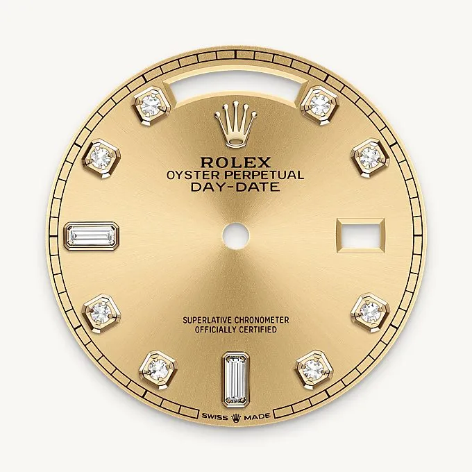 Champagne-colour dial