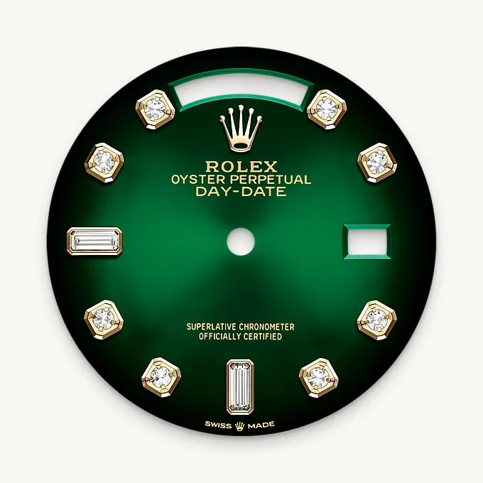 Green ombré dial