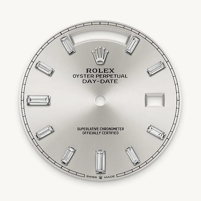 Silver dial