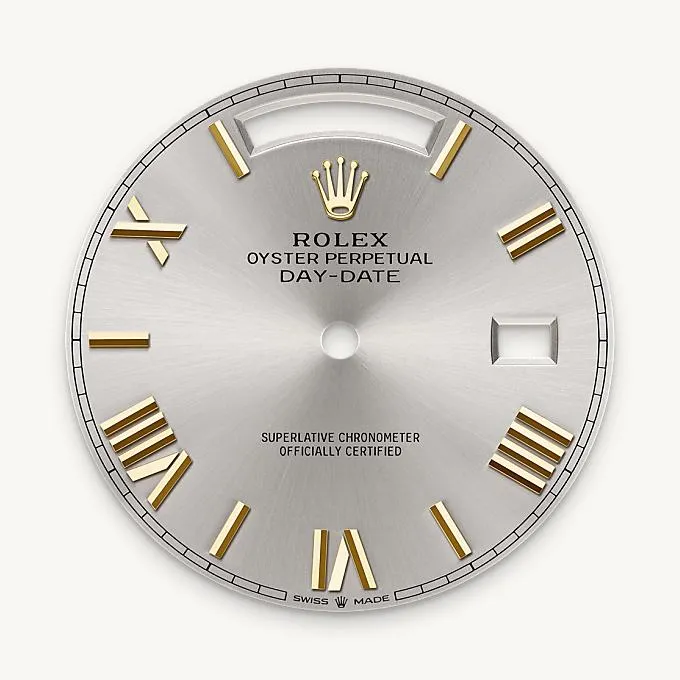 Silver dial