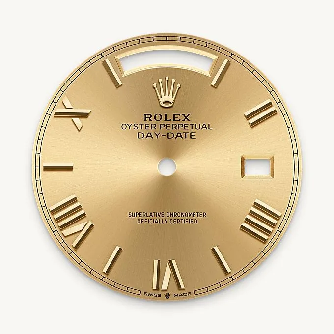 Champagne-colour dial