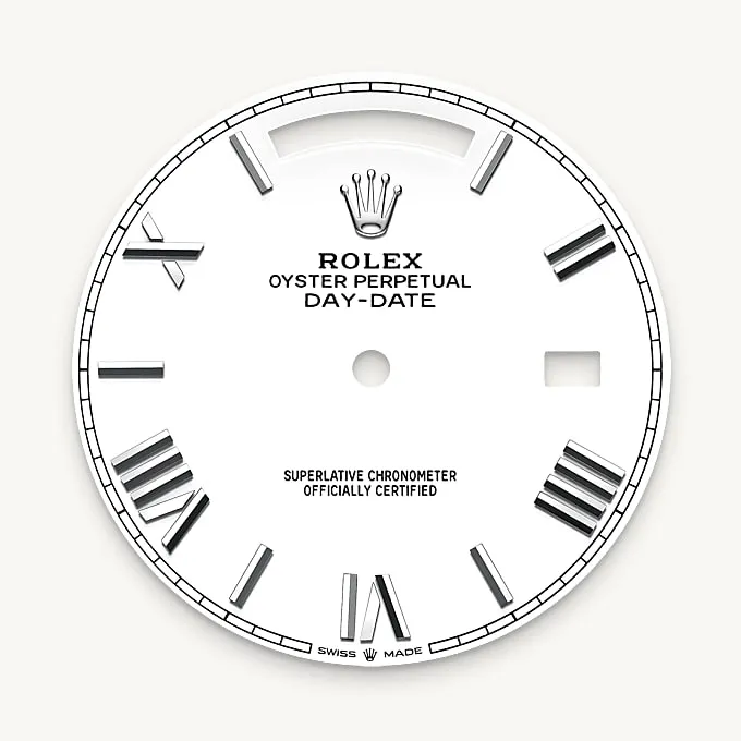 White dial