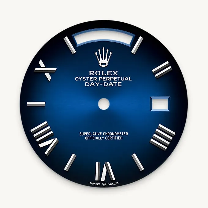 Blue ombré dial