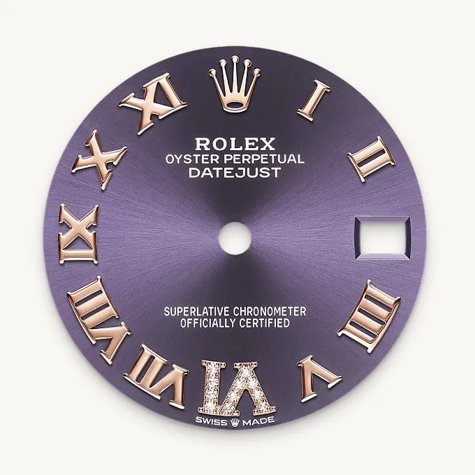 Aubergine Dial