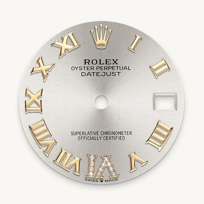 Silver dial
