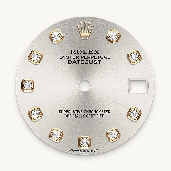 Silver dial