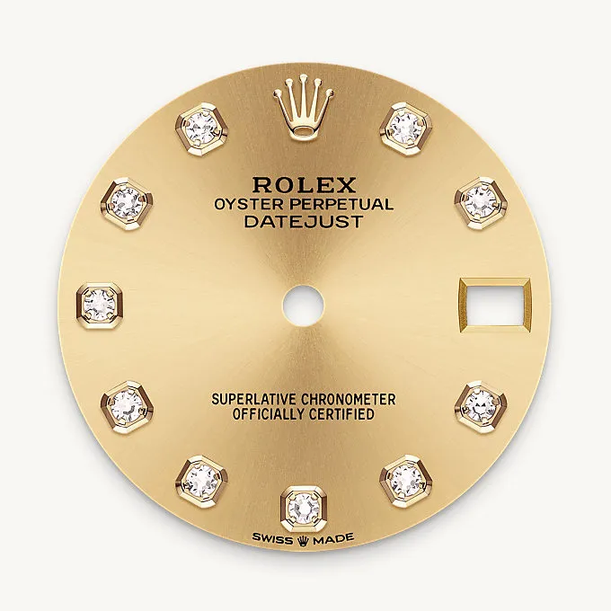 Champagne-colour dial