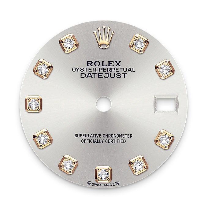 Silver dial